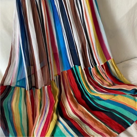 FARM RIO Thalita Striped Maxi Dress Size XS - Picture 3 of 12